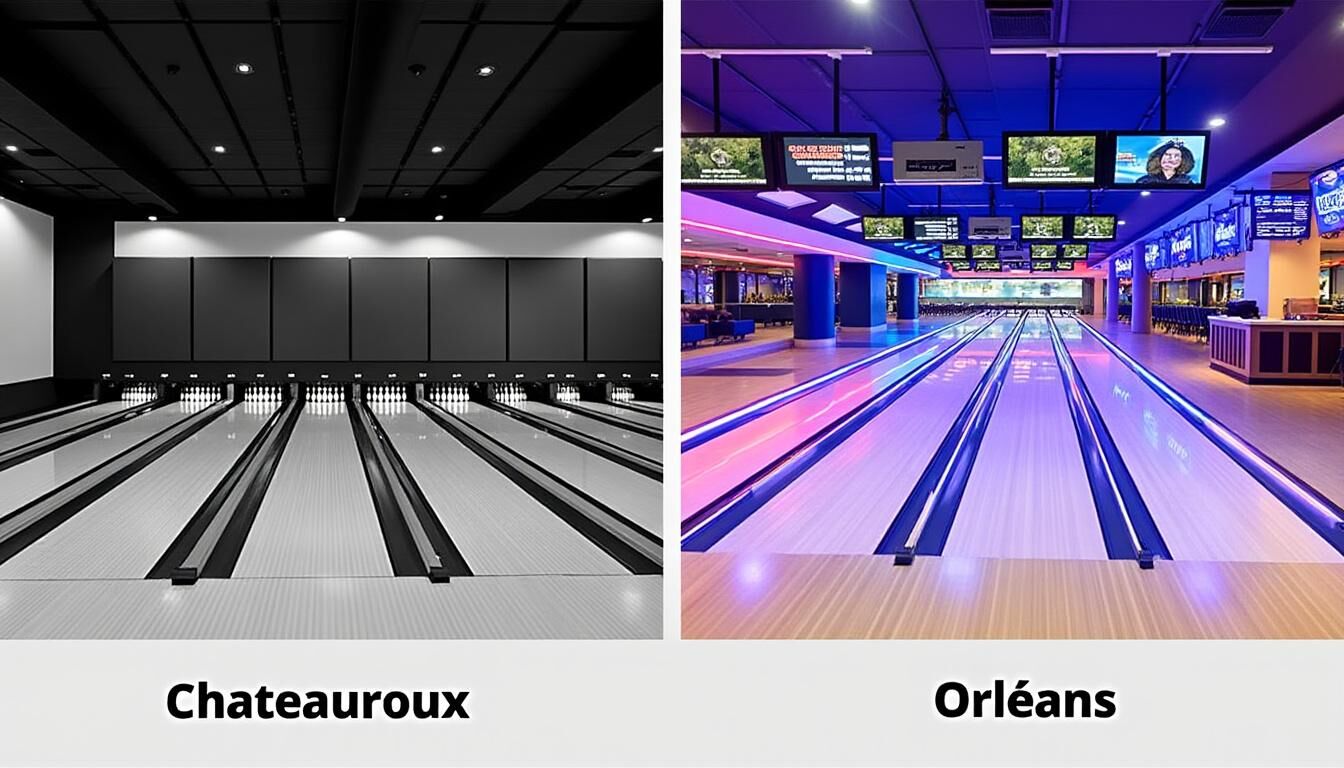 Découvrez River Lanes à Châteauroux : bowling moderne, jeux, bar et loisirs pour tous. Profitez d’une expérience conviviale en famille ou entre amis au cœur de Châteauroux.