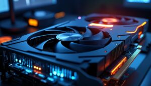 Ventilateur Refroidissement GPU - Dissipateur Thermique Aluminium Pour Carte Graphique | Montage 55 Mm, Profil Fin Et Silencieux